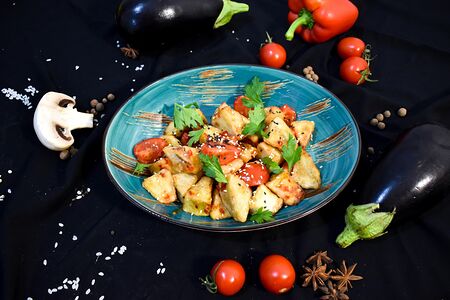 Салат Хрустящий баклажан