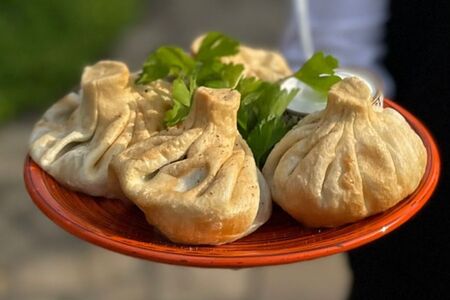 Жареные хинкали баранина-говядина