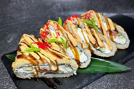 Темпура сендвич с лососем