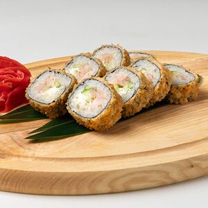 Горячий ролл Эби в темпуре