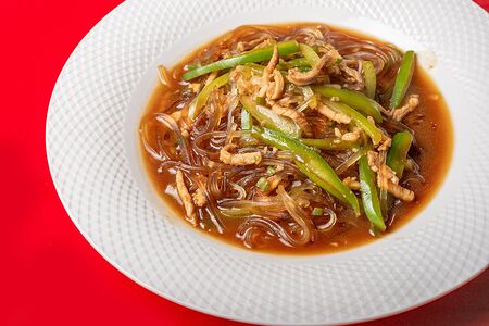 93. Жареная фунчоза со свининой Ляонин