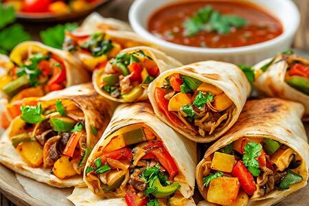 Шаурма вегетарианская