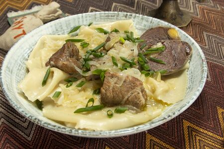 Бешбармак с кониной