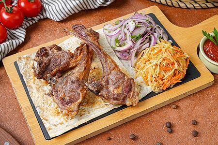 Баранина Корейка на углях