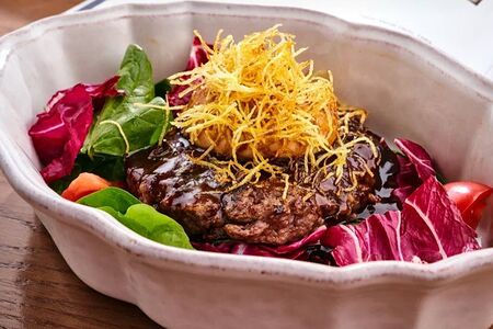 Бифштекс из мраморной говядины