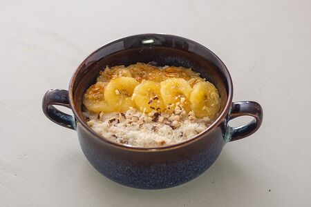 Овсяная каша с бананом