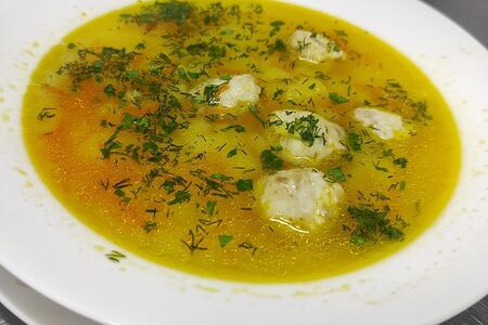 Супчик с куриными с фрикадельками