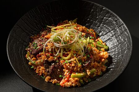 Рис жареный с говядиной