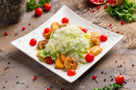 Цезарь с креветками