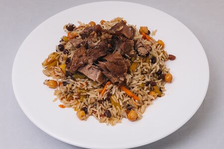 Плов с говядиной