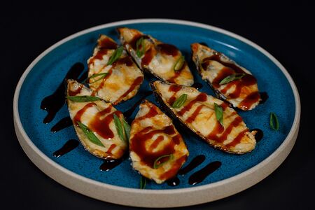 Мидии запеченные