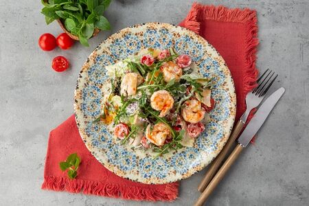 Салат с морепродуктами