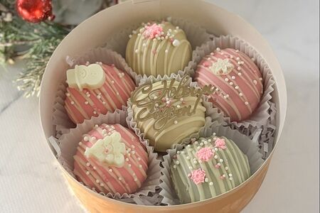 Пирожное картошка С Новым годом