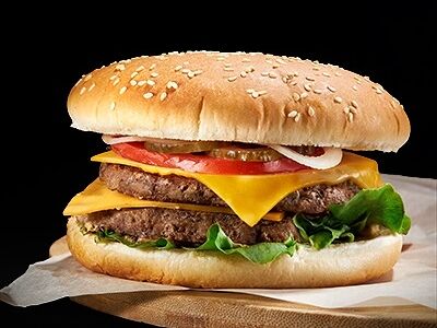 Бургер двойной из говядины