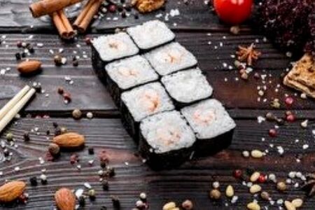 Маки с креветкой