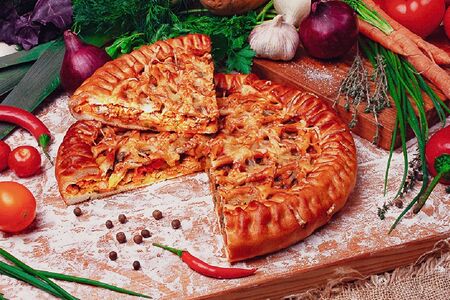 Пирог Свинина по-украински 