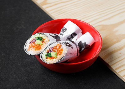 Суши-рито лосось