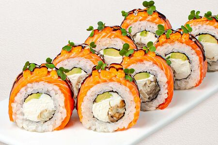 Ролл Филадельфия Прайм с угрем