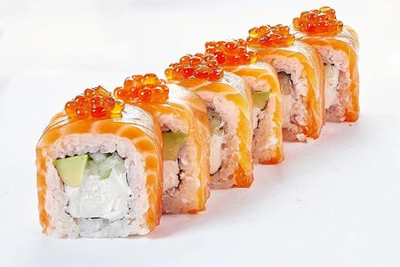 Ролл Филадельфия с икрой