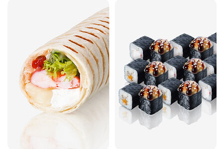 Комбо Донер с креветками и Капибокс