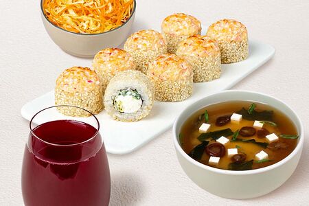 Бизнес-ланч Аппетитный L с Фирменным морсом из черной смородины