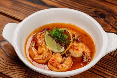 Креветки чили-лайм