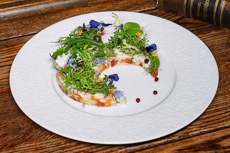 Салат с крабом