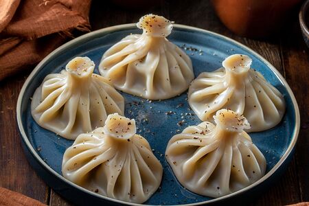 Хинкали с грибами