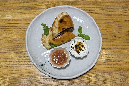 Пирог с говяжьей печенью