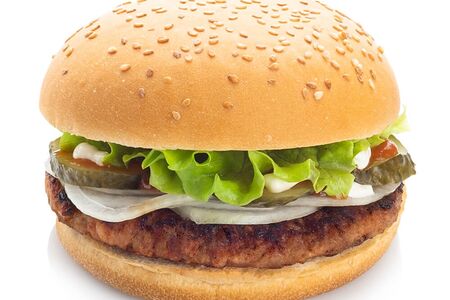 Гамбургер Гулливер с маринованным огурцом