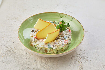 Салат с телячьим языком