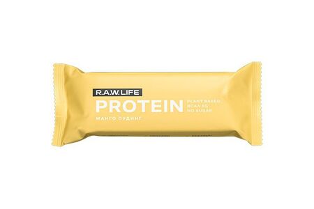 Батончик R.A.W Life Манго-пудинг 