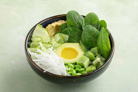 Салат с хумусом