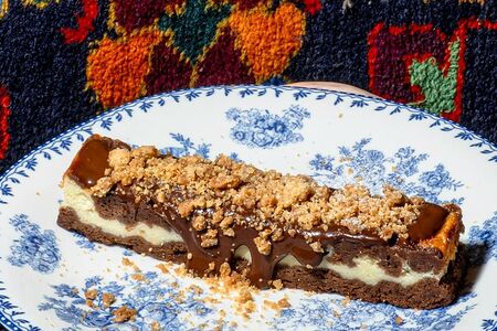 Сырно-шоколадный торт