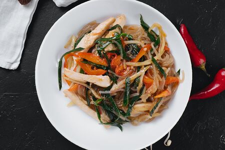 Лапша с курицей