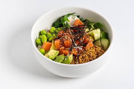 Поке с лососем 