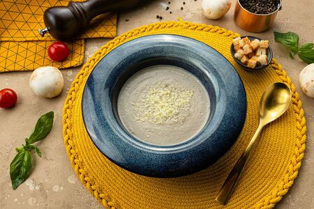 Крем-суп с белыми грибами