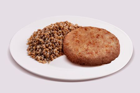 Котлета и гречка 