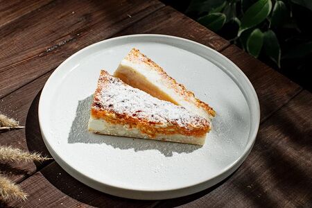 Запеканка творожная с морковью и яблоком Green