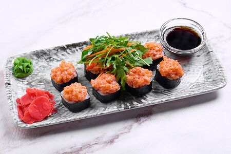 Ролл Много лосося