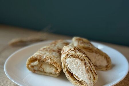 Блинчики с творогом