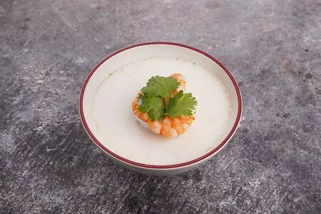 Сырный суп с креветками