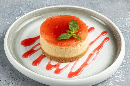 Чизкейк клубника