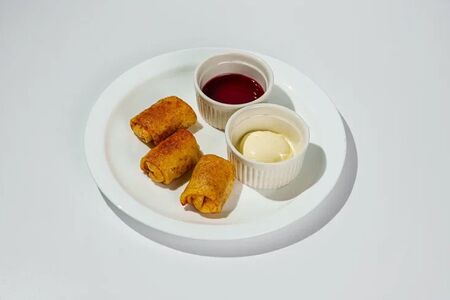 Блинчики с творогом 