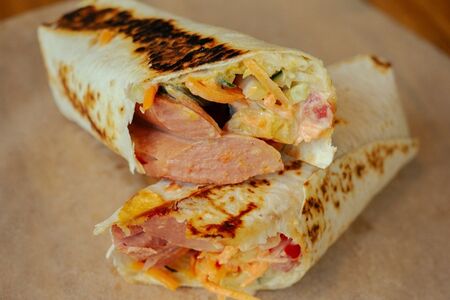 Хот-дог в лаваше