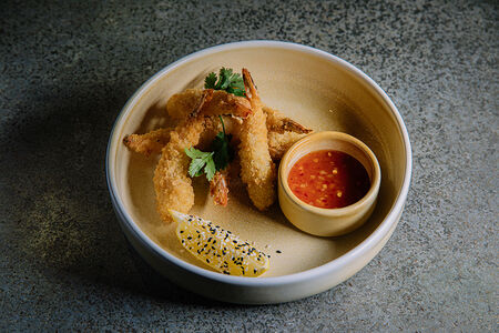 Креветки в темпуре