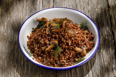 Гречка с грибами