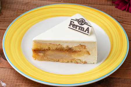 Грушево-карамельный торт