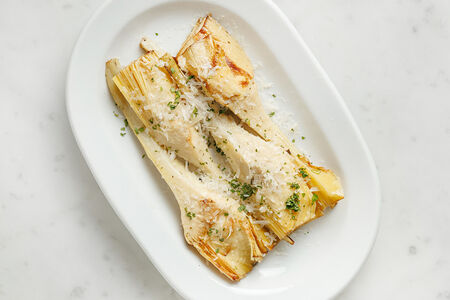 Жареные артишоки с пармезаном 