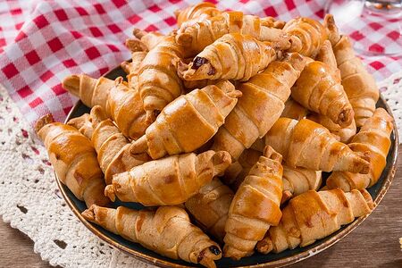 Печенье домашнее с малиной